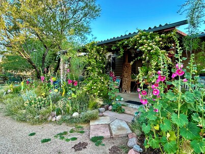 Artistic home and gardens  Just a stones throw to Roosevelt Lake.