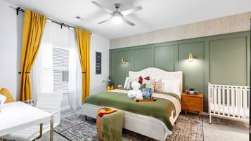 1 bedroom, in-room safe, desk, iron/ironing board