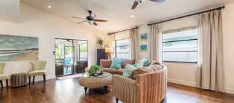Private Pool + Sunroom Beach Escape at Manatee