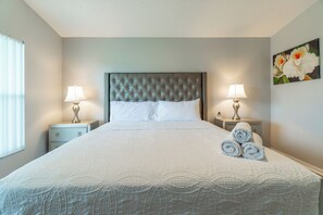 4 bedrooms, desk, travel crib, free WiFi