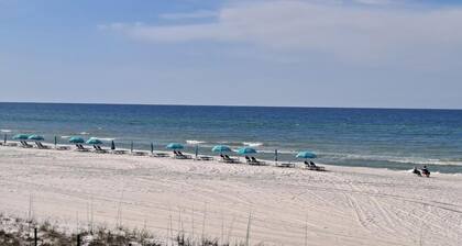 Beach front, first floor condo with bright & beachy decor. All rooms beach view!