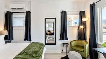 3 chambres, coffre-fort, fer et planche à repasser