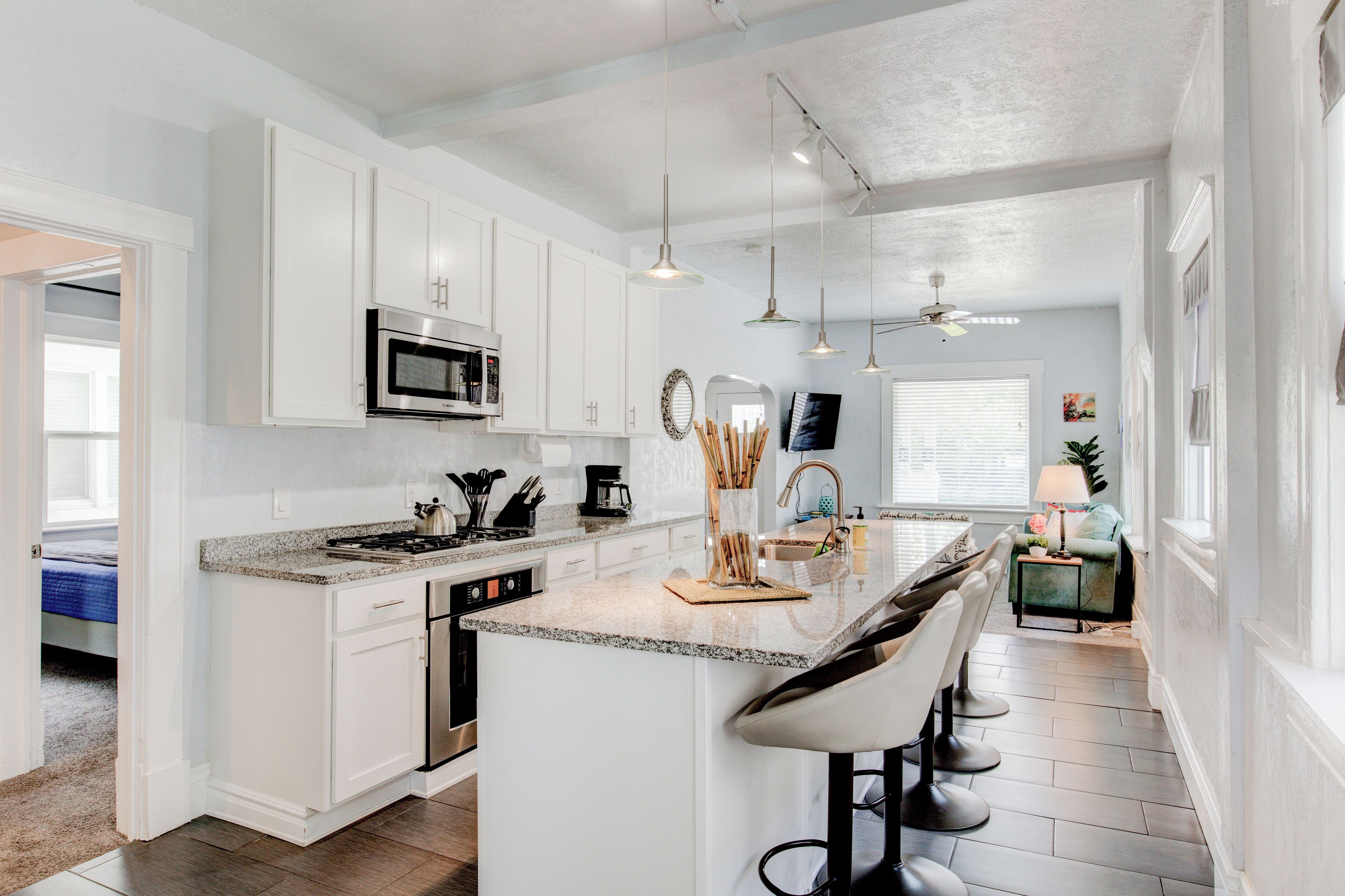 Dishwasher, toaster, highchair