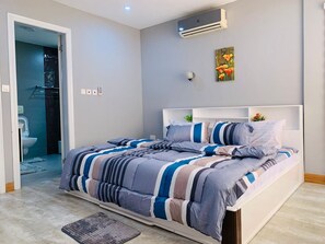 4 soverom, strykejern/-brett, wi-fi og sengetøy