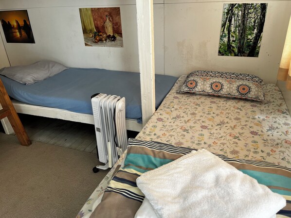 Basic-Ferienhütte, Gemischter Schlafsaal, Gartenblick | 1 Schlafzimmer