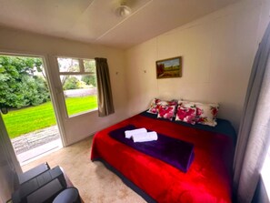 Doppel- oder Zweibettzimmer, Balkon, Gartenblick | 1 Schlafzimmer