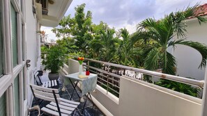 Deluxe Double Room, Balcony, Pool View | Balcony