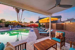 A heated pool - 7BR Pickleball Retreat! Heated Pool, Spa, & More! (Scottsdale)