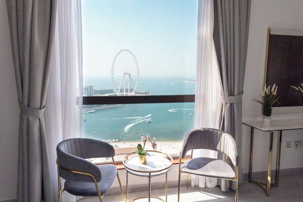 Deluxe Apartment, Balcony, Sea View | Desk, iron/ironing board, free WiFi - HAPPY SEASON I Amwaj apartment  (Dubai)