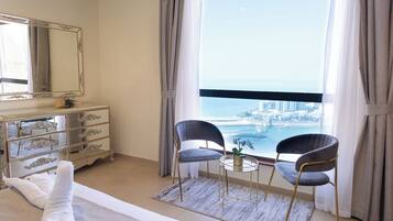 Appartement Deluxe, balcon, vue mer