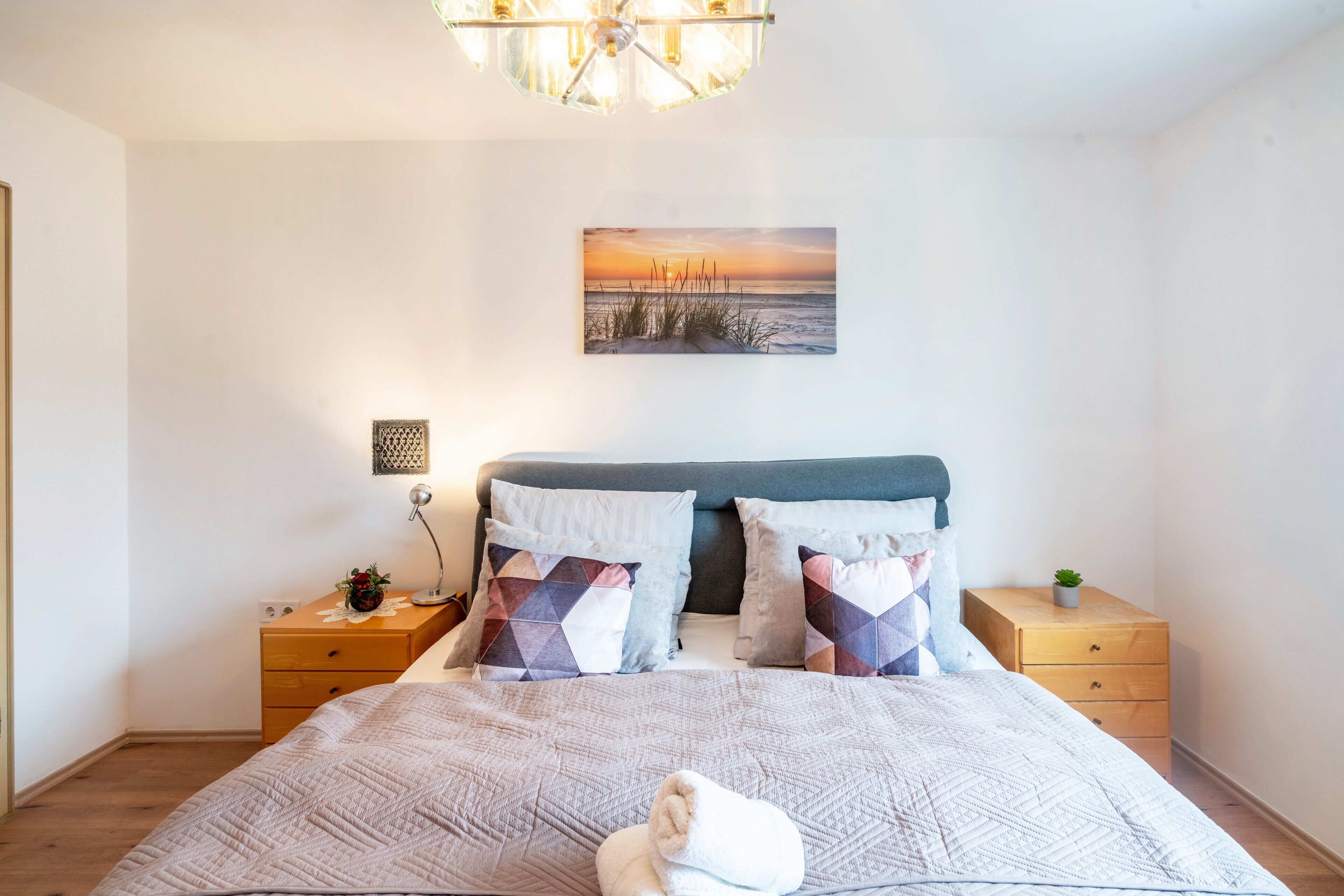 2 habitaciones y ropa de cama 