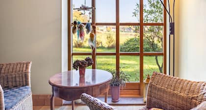 Einzimmerapartment 'Studiowohnung To Huus' mit privater Terrasse, privatem Garten und Wi-Fi