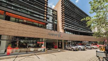 Overnatningsstedets facade