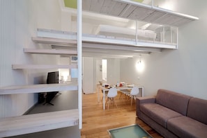 Loft Lune de Miel, 1 lit double et 1 canapé-lit, cuisine | 1 chambre, Wi-Fi gratuit