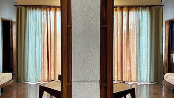 Kamar Double Standar untuk 1 Orang, pemandangan kebun | Meja kerja dan Wi-Fi gratis