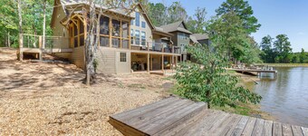 Modern Home Near Lake Martin: Fishing Pond On-Site
