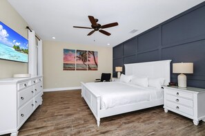 4 bedrooms, in-room safe, iron/ironing board, free WiFi