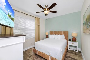 4 chambres, coffres-forts dans les chambres, fer et planche à repasser