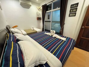 2 chambres, Wi-Fi, literie fournie