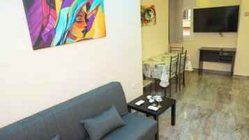 Apartament, 1 dormitori, balcó, vistes al jardí | Sala d'estar