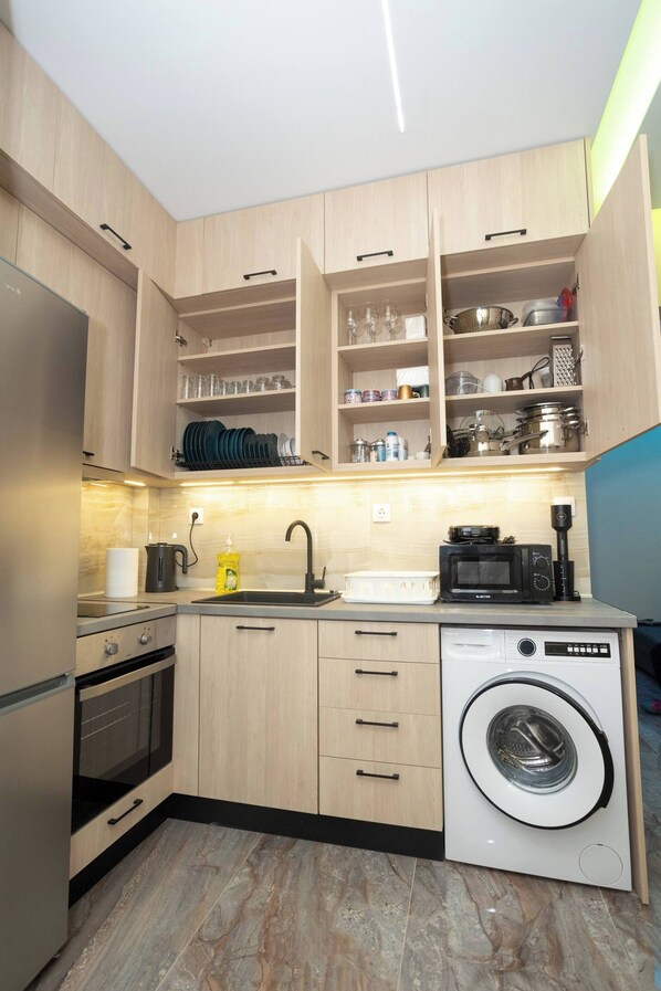 Apartment, 1 Schlafzimmer, Balkon, Gartenblick | Innenbereich