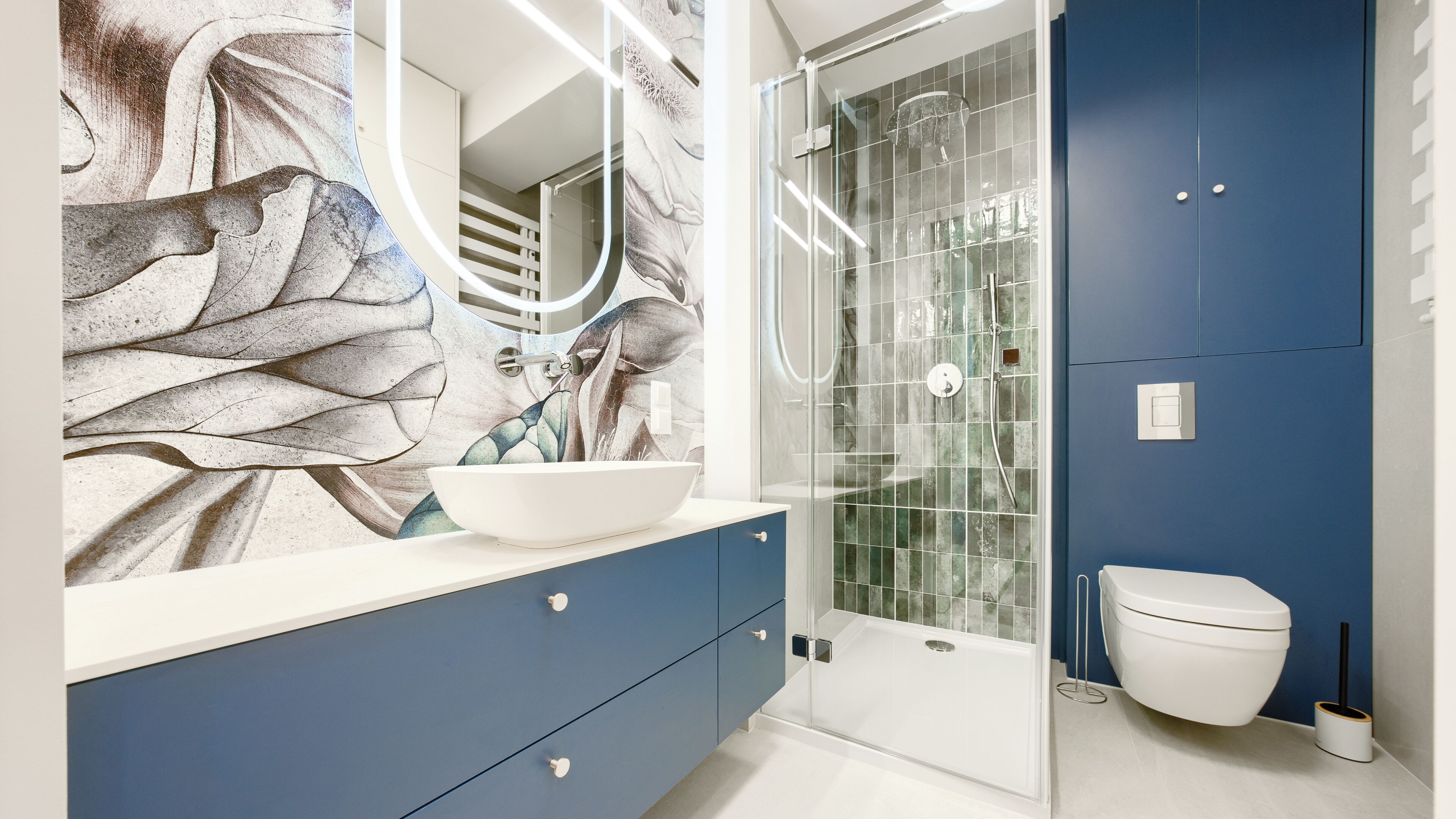 Apartament (541) | Badezimmer | Dusche, Handtücher