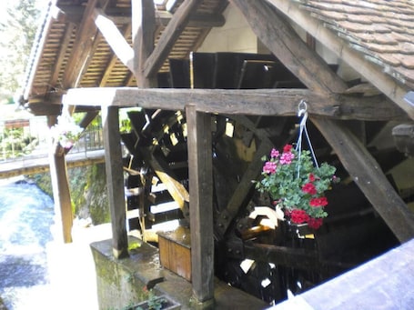 Façade de l’hébergement. Le Moulin Garnier