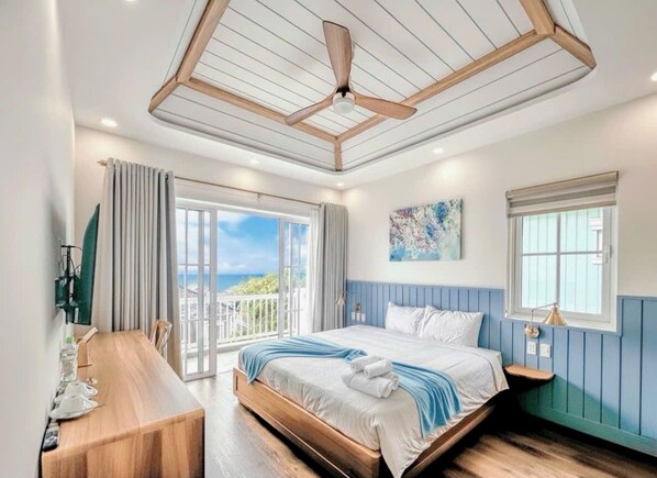 Signature Villa, 4 Bedrooms, Kitchen, Beach View | Premium bedding, pillowtop beds, individually decorated - Novaworld Phan Thiet - Alala Stay (Phan Thiet)