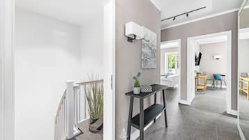 2 bedrooms, iron/ironing board, travel crib, free WiFi