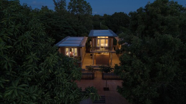 Uitzicht vanuit de kamer