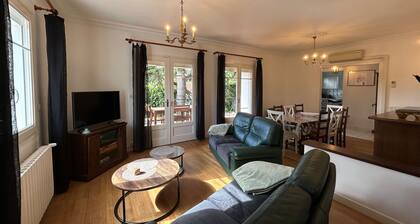 Appartement T3 centre-ville avec jardin et climatisation