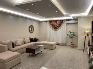 Living area - Boho Style Apartment (New Cairo)