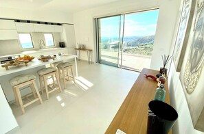 Villa, 3 Bedrooms, Smoking, Balcony | Private kitchen | Electric kettle, toaster, cookware/dishes/utensils - Prestigious Villa Olimpo With Pool And Sea View (Avola)