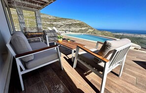 Villa, 3 Bedrooms, Smoking, Balcony | Terrace/patio - Prestigious Villa Olimpo With Pool And Sea View (Avola)