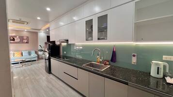 Leilighet – classic, fjellutsikt | Eget kjøkken | Kjøleskap på fellesområdet