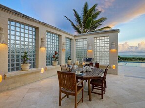 Villa, 3 Bedrooms, Smoking, Private Pool | Outdoor dining