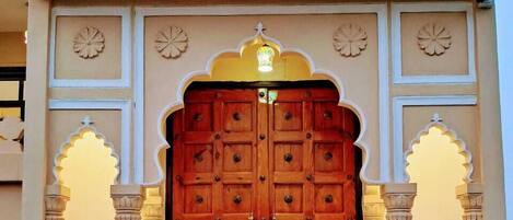 Façade de l’hébergement