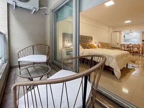 apartman, 1 hálószobával, akadálymentesített, dohányzó | Erkély