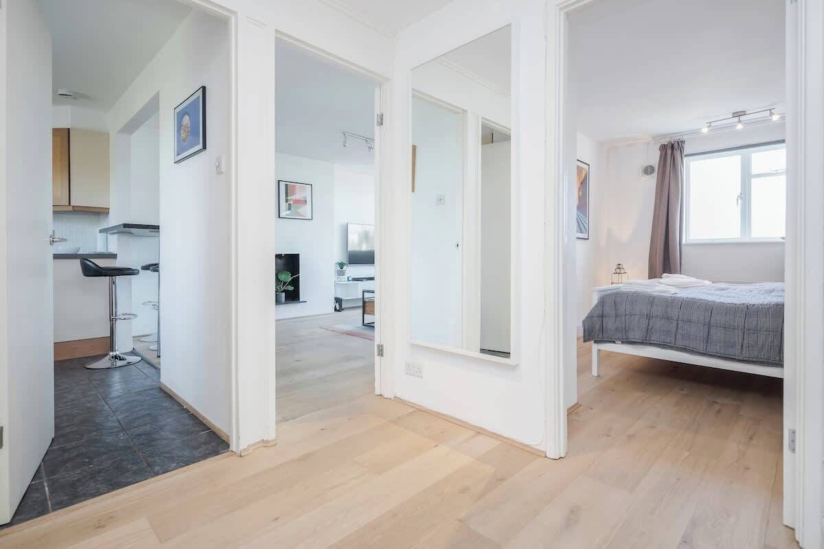 2 bedrooms, iron/ironing board, travel crib, WiFi
