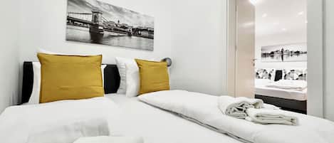 Familienapartment, Blick auf den Innenhof