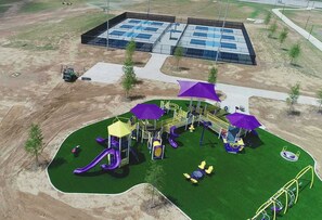 Children’s area - Gameday Getaway • Pool • Pond • King Bed • Sports Complex • Office (Youngsville)