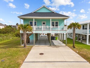 Exterior - Beachside Charm! Pool, Spa & 3-Min Walk to Shore (Oak Island)