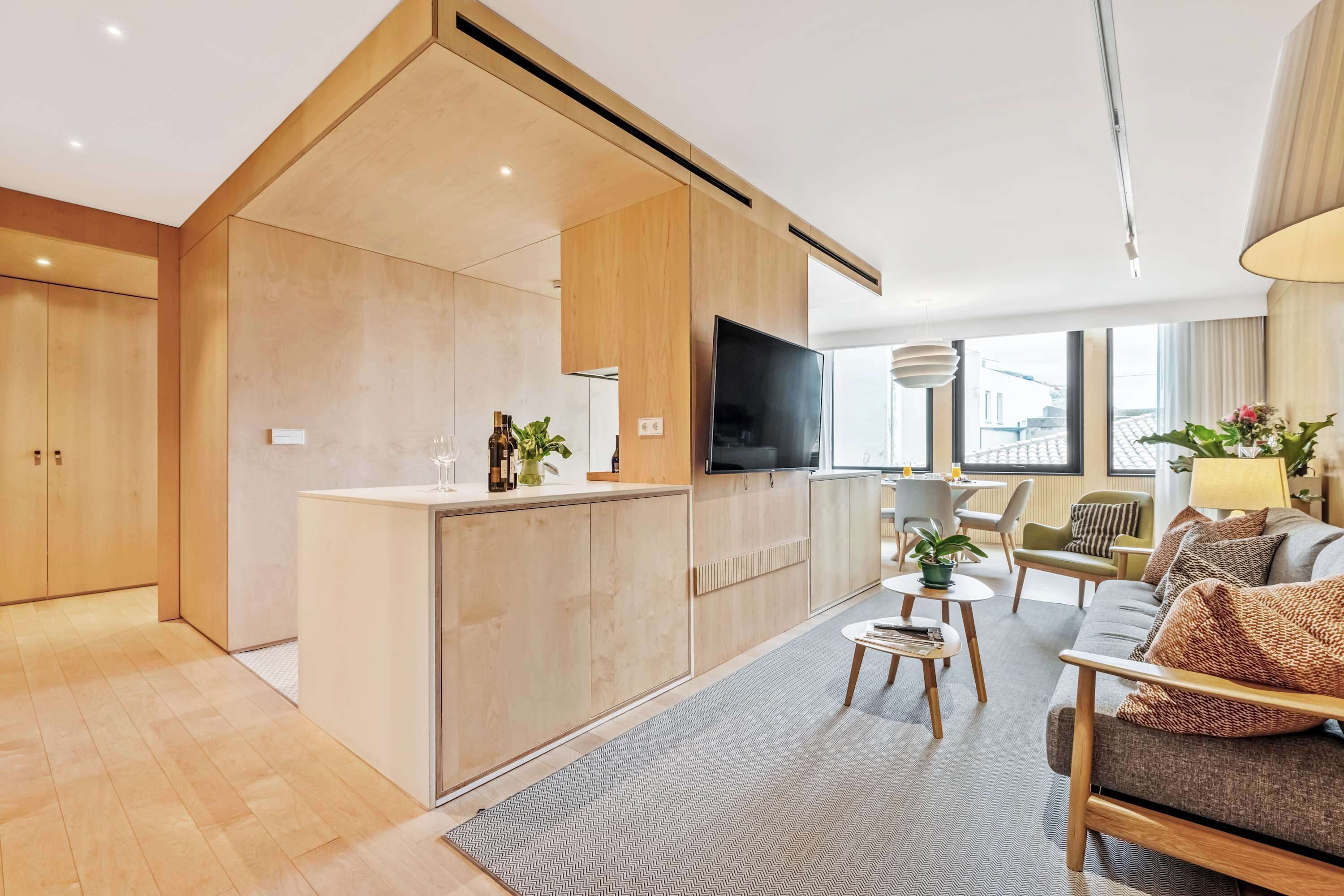 Smart-TV og stereoanlegg