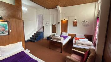 Family Quadruple Room, Hill View | Free WiFi, bed sheets
