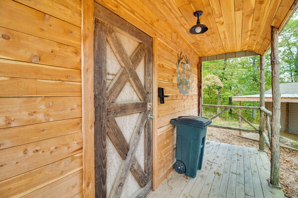 Apartment (0 Bedroom) | Interior - Fish, Hike & More: Ozark Cabin on 300 Acres (Ozark)