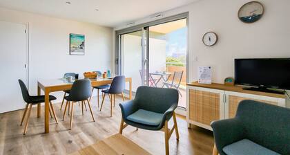 Ă 130m de la plage, bel appartement pour 4