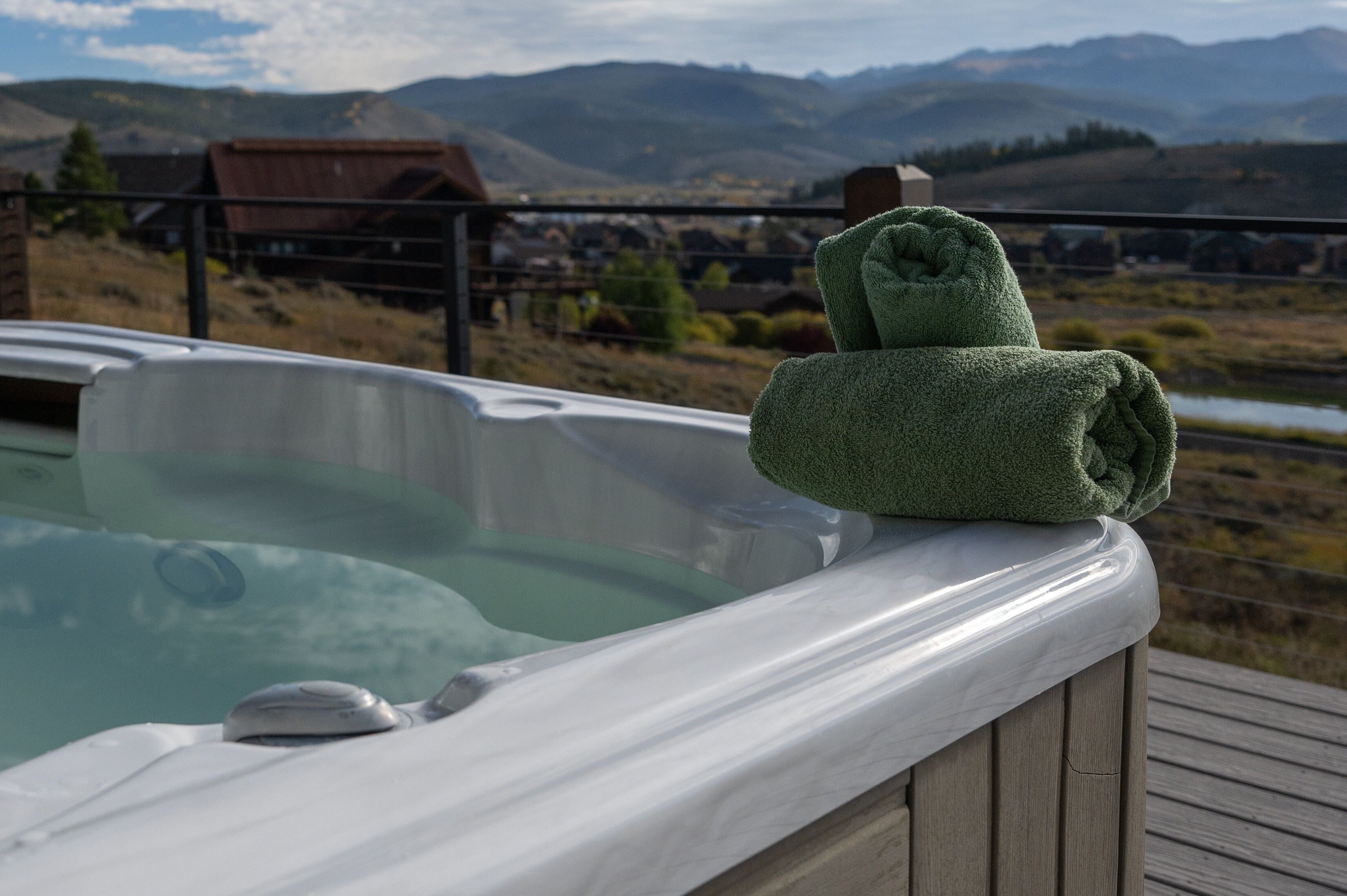 Ferienhaus, 2 Schlafzimmer | Außen-Whirlpool