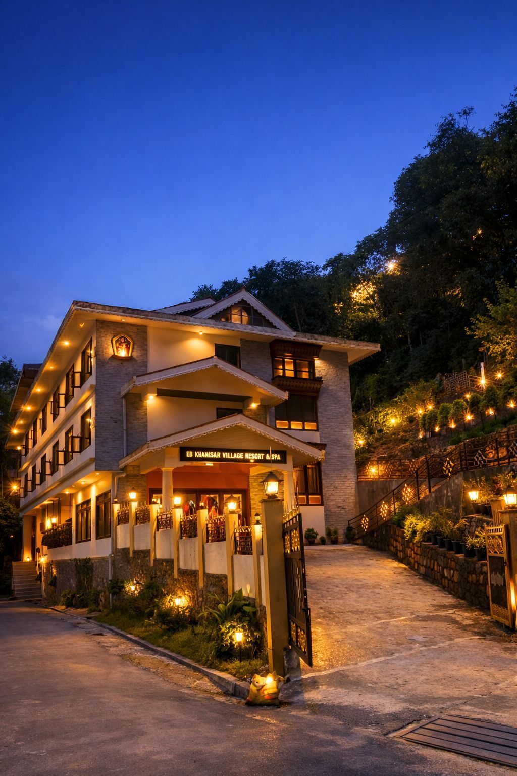 Fachada da propriedade