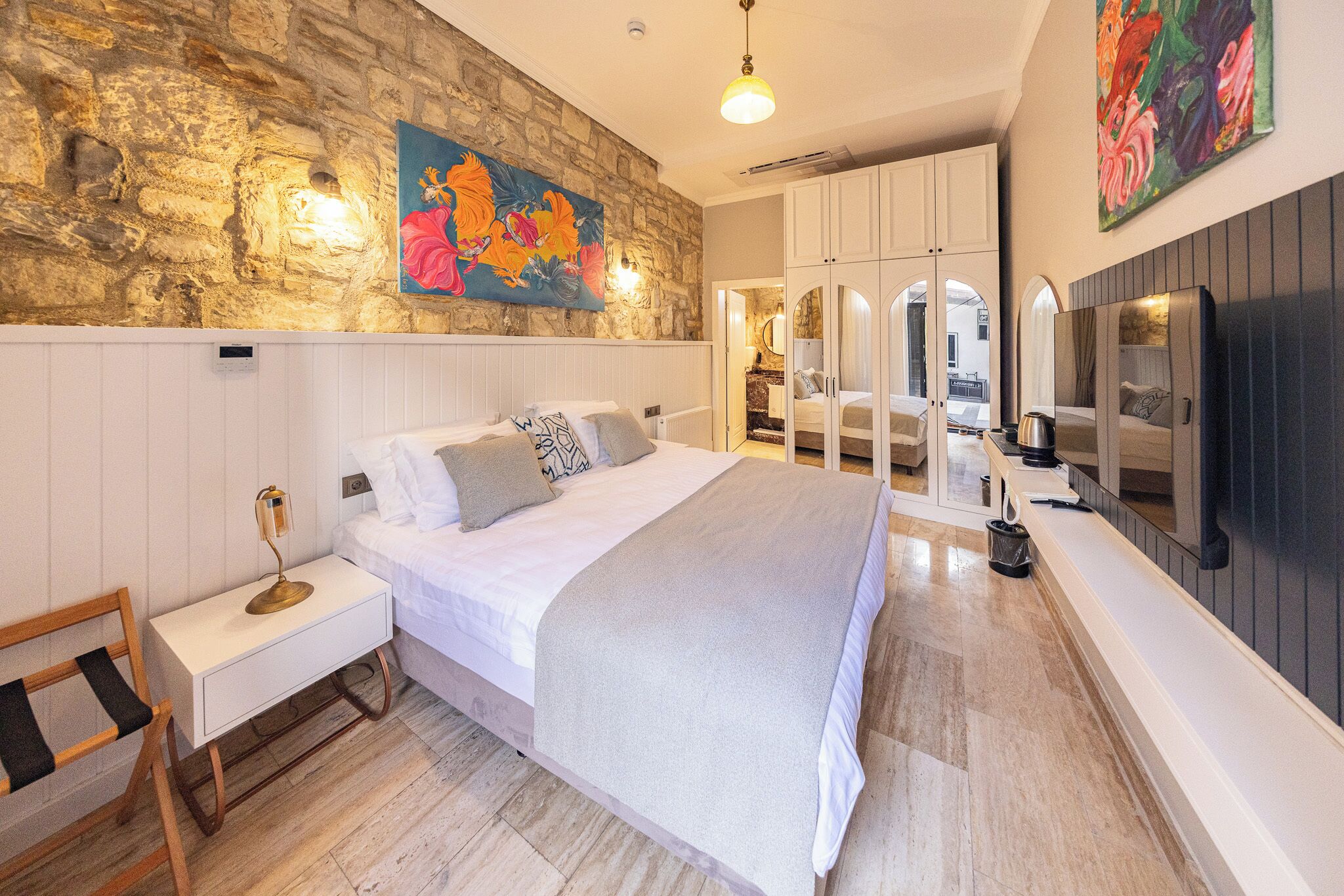 Literie de qualité supérieure, mini-bar avec articles gratuits