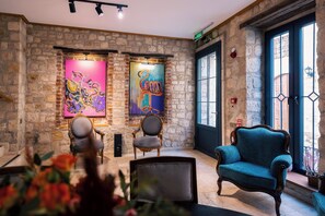 Majoituspaikan sisäänkäynti